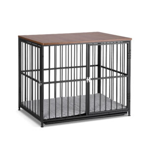 I.pet Large Dog Crate Furniture Black 93Cm – Nice N Cheap Variety Store Large Dog Crate Furniture