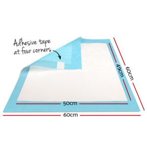 I.pet Pet Training Pads 200Pcs 60X60Cm Puppy Dog Toilet Pee Indoor Super Absorbent Blue - Image 2