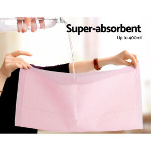 I.pet Pet Training Pads 400Pcs 60X60Cm Puppy Dog Toilet Pee Indoor Super Absorbent Pink - Image 6