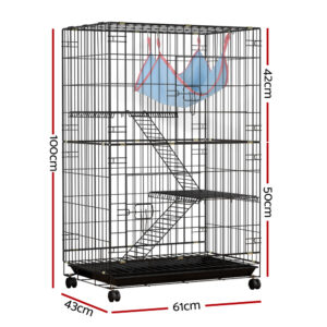 I.pet 3-Level Rabbit Cage 100Cm Hutch For Small Pets – Nice N Cheap Variety Store Rabbit Cage 100Cm