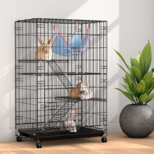 I.pet 3-Level Rabbit Cage 100Cm Hutch For Small Pets – Nice N Cheap Variety Store Rabbit Cage 100Cm