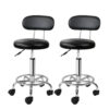 Salon Stool Black