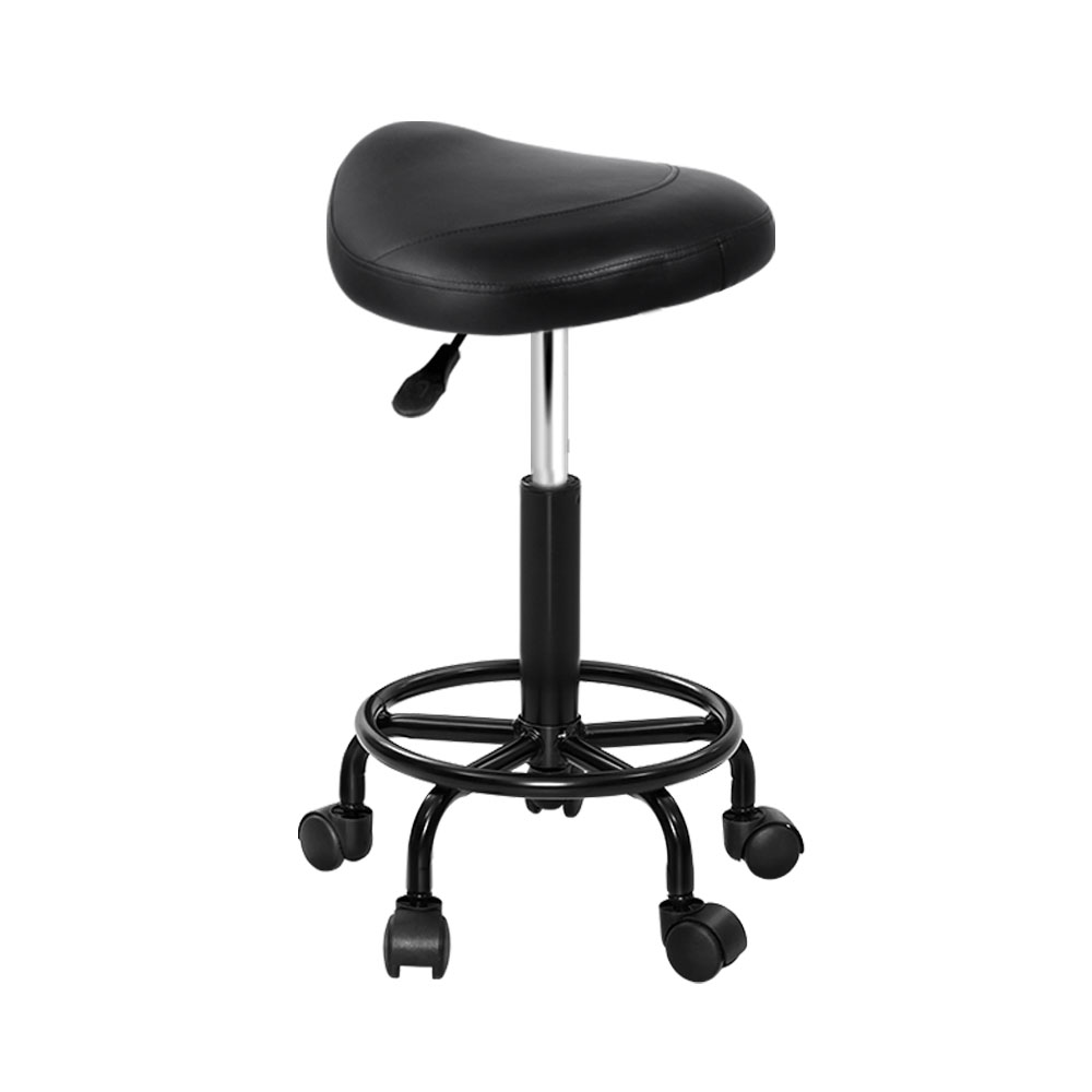 Artiss Salon Stool Saddle Swivel Chair – Nice N Cheap Variety Store Salon Stool Saddle