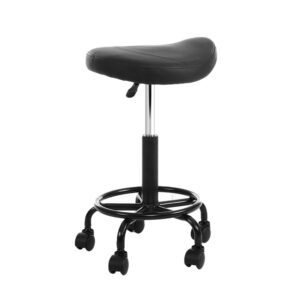 Artiss Salon Stool Saddle Swivel Chair – Nice N Cheap Variety Store Salon Stool Saddle