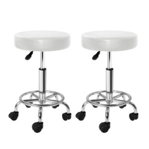 Salon Stool White