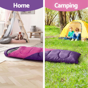 Weisshorn Sleeping Bag Set Of 2 Kids Single 172Cm Thermal Camping Hiking – Nice N Cheap Variety Store Weisshorn Sleeping Bag Set Of 2 Kids Single 172Cm Thermal Camping Hiking - Image 9