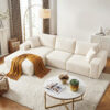 Artiss 3 Seater Modular Sofa Bed Sectional Boneless Couches For Living Room Corduroy Compressed Sofa White – Nice N Cheap Variety Store Artiss 3 Seater Modular Sofa Bed Sectional Boneless Couches For Living Room Corduroy Compressed Sofa White Product Image Nice N Cheap Variety Store