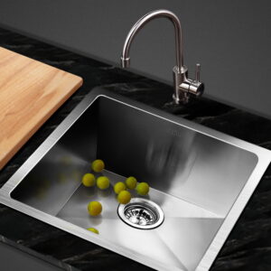 Cefito Kitchen Sink 44X44Cm Stainless Steel Basin Single Bowl Silver – Nice N Cheap Variety Store Cefito Kitchen Sink 44X44Cm Stainless Steel Basin Single Bowl Silver - Image 8