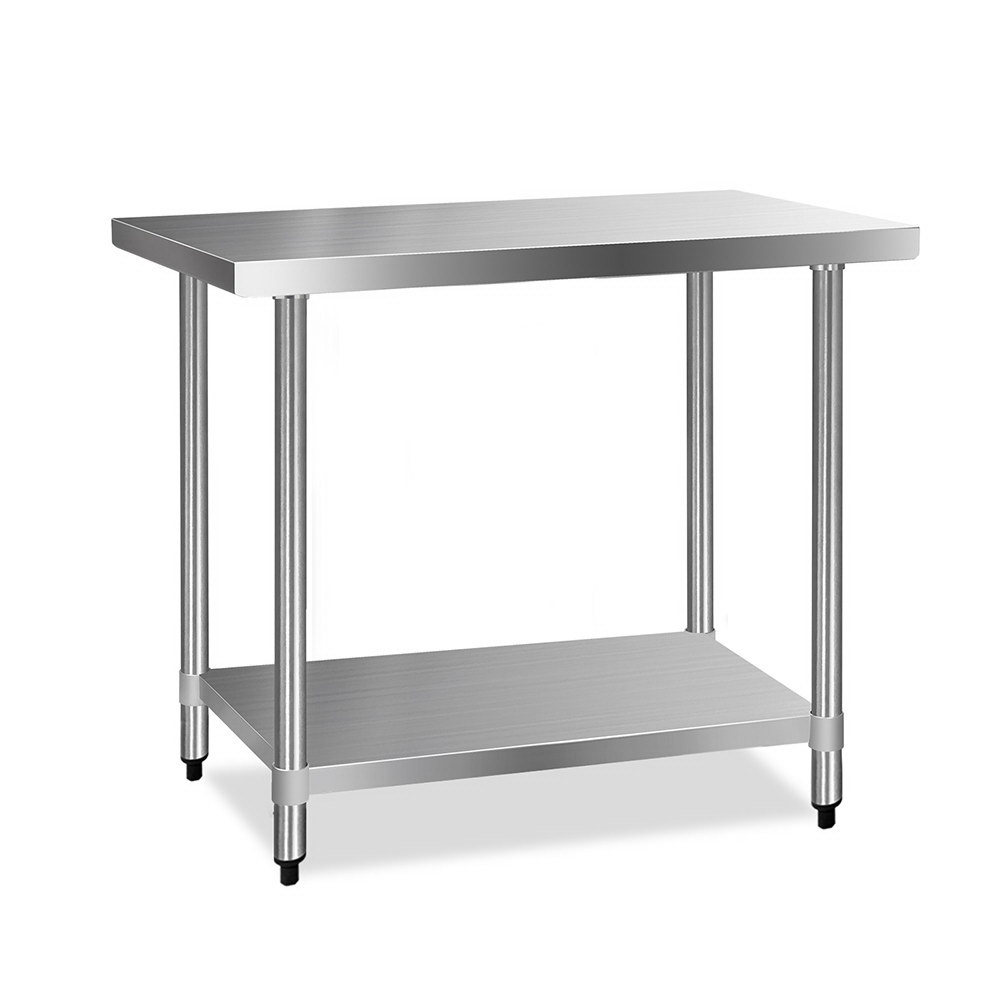 Cefito 1219X610Mm Stainless Steel Kitchen Bench 430 – Nice N Cheap Variety Store Cefito 1219X610Mm Stainless Steel Kitchen Bench 430