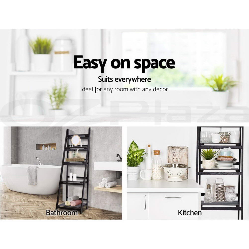 Artiss Bookshelf Corner Shelf 5 Tiers - Zane Coffee – Nice N Cheap Variety Store Artiss Bookshelf Corner Shelf 5 Tiers - Zane Coffee - Image 8