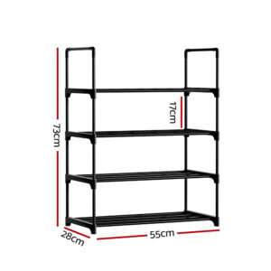 4-Tier Shoe Rack
