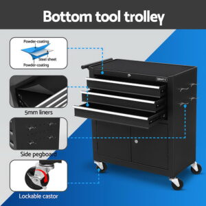 Giantz Tool Chest Trolley 12 Drawers Storage Cabinet Toolbox – Nice N Cheap Variety Store Giantz Tool Chest Trolley 12 Drawers Storage Cabinet Toolbox - Image 4