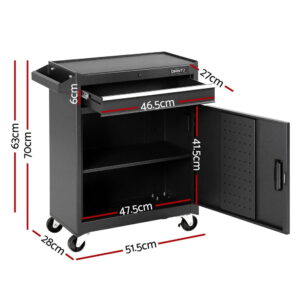 Giantz Tool Chest Trolley Cabinet Rolling Toolbox Garage Storage Tools Organizer – Nice N Cheap Variety Store Giantz Tool Chest Trolley Cabinet Rolling Toolbox Garage Storage Tools Organizer - Image 2