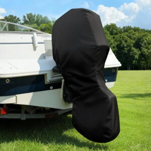 Seamanship Full Outboard Boat Motor Engine Cover Dust Rain Protection 100Hp -150Hp 600D Black – Nice N Cheap Variety Store Seamanship Full Outboard Boat Motor Engine Cover Dust Rain Protection 100Hp -150Hp 600D Black - Image 7