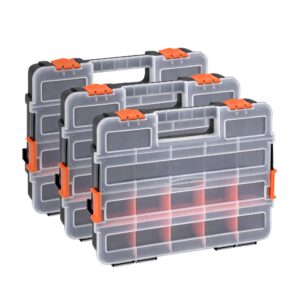 Giantz 3 Pack Tool Box Organizer With Hardware Storage Box For Small Parts – Nice N Cheap Variety Store Giantz 3 Pack Tool Box Organizer With Hardware Storage Box For Small Parts - Image 2