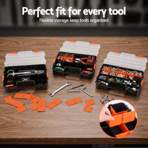 Giantz 3 Pack Tool Box Organizer With Hardware Storage Box For Small Parts – Nice N Cheap Variety Store Giantz 3 Pack Tool Box Organizer With Hardware Storage Box For Small Parts - Image 6