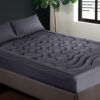 Giselle Bedding 3-Zone Pillowtop Mattress Topper 1000Gsm For Back Pain Relief Washable With 45Cm Deep Pocket Queen Product Image Nice N Cheap Variety Store