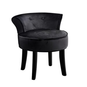 Velvet Vanity Stool