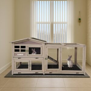 Samland Rabbit Hutch | Indoor/Outdoor Bunny Cage – Nice N Cheap Variety Store Rabbit Hutch