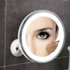 Christmas Gift 10X Magnifying Suction Cup Led Makeup Mirror: Flawless Vanity Mirror With Natural Light For Precise Grooming – Nice N Cheap Variety Store Christmas Gift 10X Magnifying Suction Cup Led Makeup Mirror: Flawless Vanity Mirror With Natural Light For Precise Grooming Product Image Nice N Cheap Variety Store