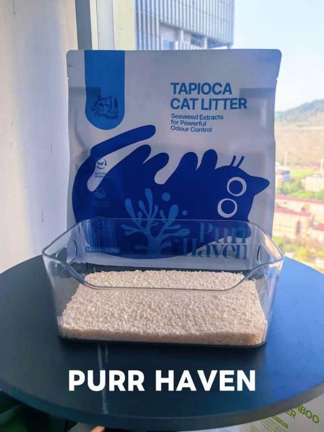 Purr Haven Tapioca Cat Litter | 6 X 2.5Kg Packs – Nice N Cheap Variety Store Tapioca Cat Litter