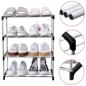 3-Tier Stackable Shoe Rack, Space Saving Storage For Shoes Bags And Accessories, 43 X 26 X 55Cm – Nice N Cheap Variety Store 3-Tier Stackable Shoe Rack, Space Saving Storage For Shoes Bags And Accessories, 43 X 26 X 55Cm - Image 4
