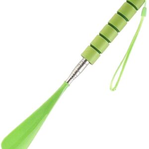 Extendable Shoehorn | Shoe Puller | Stainless Steel | Length 30 to Max 71 CM | Green