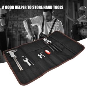 Roll-Up Case - Tool Bag - 600D Oxford Cloth - With Handle - Water-Resistant - Portable - Inner Pocket With Zipper - Easy Roll Bag - Multiple Compartments - 58 X 35 Cm - Tool Pouch - Tool Roll - Black - Wear-Resistant &Amp; Durable (Without Tools) – Nice N Cheap Variety Store Roll-Up Case - Tool Bag - 600D Oxford Cloth - With Handle - Water-Resistant - Portable - Inner Pocket With Zipper - Easy Roll Bag - Multiple Compartments - 58 X 35 Cm - Tool Pouch - Tool Roll - Black - Wear-Resistant &Amp; Durable (Without Tools) - Image 2