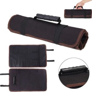 Roll-Up Case - Tool Bag - 600D Oxford Cloth - With Handle - Water-Resistant - Portable - Inner Pocket With Zipper - Easy Roll Bag - Multiple Compartments - 58 X 35 Cm - Tool Pouch - Tool Roll - Black - Wear-Resistant &Amp; Durable (Without Tools) – Nice N Cheap Variety Store Roll-Up Case - Tool Bag - 600D Oxford Cloth - With Handle - Water-Resistant - Portable - Inner Pocket With Zipper - Easy Roll Bag - Multiple Compartments - 58 X 35 Cm - Tool Pouch - Tool Roll - Black - Wear-Resistant &Amp; Durable (Without Tools) - Image 4