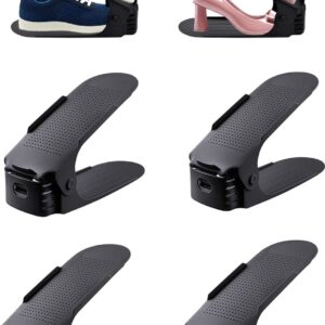 Shoe Storage System - 4 Pieces - Shoe Storage - Shoe Rack - Shoe Cabinet - Shoe Organizer - Storage System - Adjustable - Shoe Rack Shoe Cabinet - Black