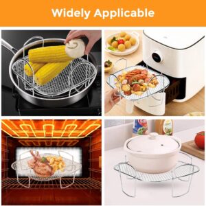 Square Air Fryer Rack - Air Fryer Baking Pan - Air Fryer Accessories - Stainless Steel - 20.5 Cm – Nice N Cheap Variety Store Square Air Fryer Rack - Air Fryer Baking Pan - Air Fryer Accessories - Stainless Steel - 20.5 Cm - Image 4