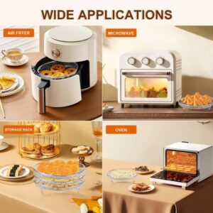 Multi-Layer Air Fryer Rack (3 Round Layers) - Air Fryer Baking Pan - Air Fryer Grid - 304 Stainless Steel - Safe To Use In Air Fryers, Steam Ovens, Regular Ovens And Dishwashers - 20.3 Cm - Silver – Nice N Cheap Variety Store Multi-Layer Air Fryer Rack (3 Round Layers) - Air Fryer Baking Pan - Air Fryer Grid - 304 Stainless Steel - Safe To Use In Air Fryers, Steam Ovens, Regular Ovens And Dishwashers - 20.3 Cm - Silver - Image 8