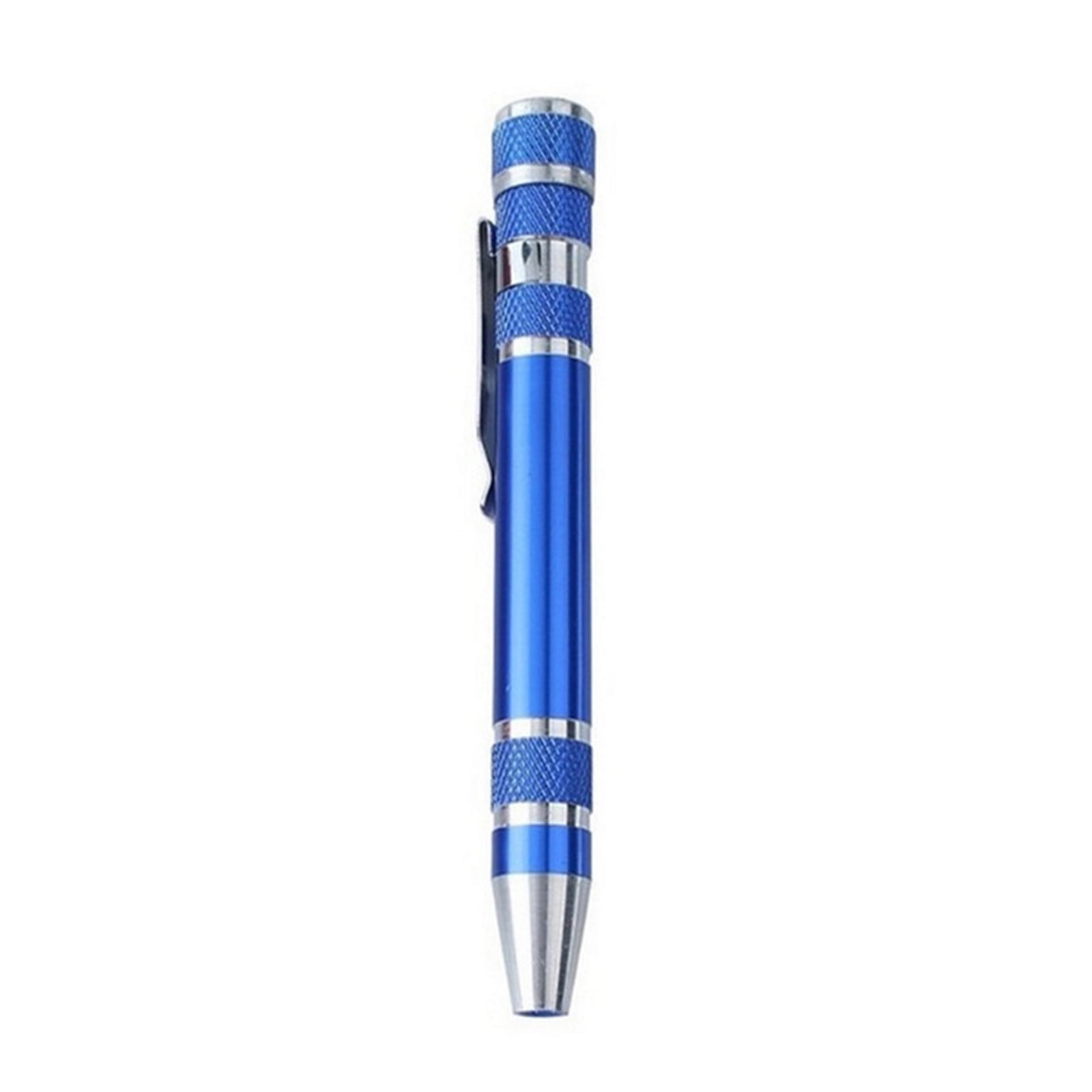8 In 1 Pen Screwdriver - Multitool Pocket Screwdriver Mini Screwdriver Set Handy Tool Magnetic Portable Screwdriver Crossing Flathead Screwdriver For Repairing Installing Hand Tool Blue – Nice N Cheap Variety Store 8 In 1 Pen Screwdriver - Multitool Pocket Screwdriver Mini Screwdriver Set Handy Tool Magnetic Portable Screwdriver Crossing Flathead Screwdriver For Repairing Installing Hand Tool Blue - Image 2