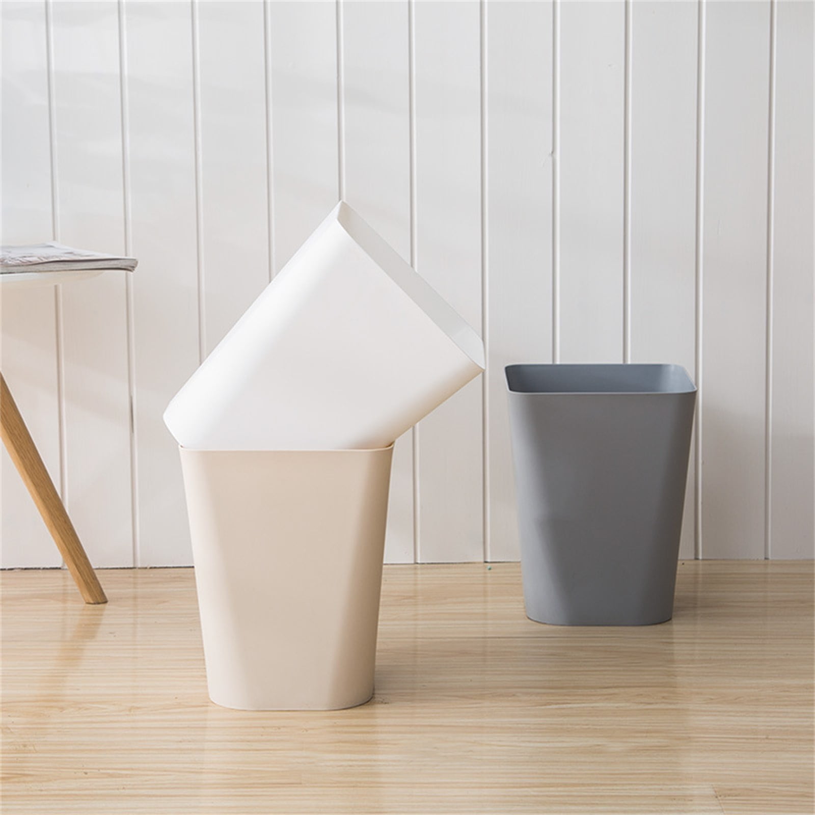 1.6 Gallon Small Trash Can, Heavy Duty Bathroom Wastebasket, Plastic Garbage Can For Kitchen Office Bathroom (White/1 Pcs) 7.48X9.13 7.48&Quot; X 9.13&Quot; Khaki – Nice N Cheap Variety Store 1.6 Gallon Small Trash Can, Heavy Duty Bathroom Wastebasket, Plastic Garbage Can For Kitchen Office Bathroom (White/1 Pcs) 7.48X9.13 7.48&Quot; X 9.13&Quot; Khaki - Image 4