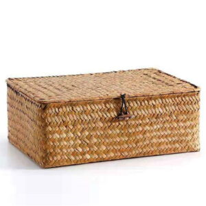 Natural Seagrass Storage Baskets For Organizing | Woven Basket With Lid – Nice N Cheap Variety Store Natural Seagrass Storage Baskets For Organizing, Rectangular Storage Basket With Lid, Wicker Woven Basket For Storage, Decorative Boxes Bins With Lids Home Organizer Decor, 10.2X6.3X3.9 10.2&Quot; X 6.3&Quot; X 3.9&Quot; Khaki