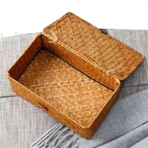 Natural Seagrass Storage Baskets For Organizing | Woven Basket With Lid – Nice N Cheap Variety Store Natural Seagrass Storage Baskets For Organizing, Rectangular Storage Basket With Lid, Wicker Woven Basket For Storage, Decorative Boxes Bins With Lids Home Organizer Decor, 10.2X6.3X3.9 10.2&Quot; X 6.3&Quot; X 3.9&Quot; Khaki