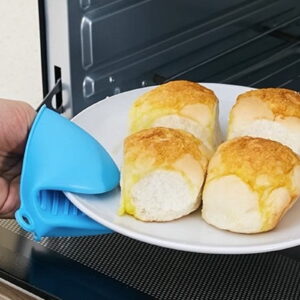 Oven Mitts Heat Resistant, Mini Oven Mitts, Mini Silicone Oven Gloves,Pinch Grips Mitts Potholder For Kitchen Cooking &Amp; Baking, 1 Pcs, 3.93X3.35 3.93&Quot; X 3.35&Quot; Blue - Image 3