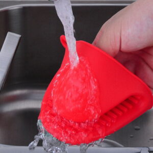Oven Mitts Heat Resistant, Mini Oven Mitts, Mini Silicone Oven Gloves,Pinch Grips Mitts Potholder For Kitchen Cooking &Amp; Baking, 1 Pcs, 3.93X3.35 3.93&Quot; X 3.35&Quot; Blue - Image 6