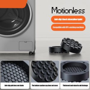 Washing Machine Vibration Dampers - Washing Machine Feet - Anti-Vibration Pads - Appliance Accessories - Sound Dampener - Washing Machine Riser - Anti-Slip Mat - Dryer Accessories - Vibration Damper - Floor Protection - Washing Machine Damper - Black - 4 – Nice N Cheap Variety Store Washing Machine Vibration Dampers - Washing Machine Feet - Anti-Vibration Pads - Appliance Accessories - Sound Dampener - Washing Machine Riser - Anti-Slip Mat - Dryer Accessories - Vibration Damper - Floor Protection - Washing Machine Damper - Black - 4 - Image 8