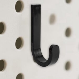 Set Of 16 Storage Hooks For Suncast, 5 Black J-Shaped Tool Hooks Organizer With Long Wrench Short Screw Compatible With Suncast/Craftsman Storage Accessories – Nice N Cheap Variety Store Set Of 16 Storage Hooks For Suncast, 5 Black J-Shaped Tool Hooks Organizer With Long Wrench Short Screw Compatible With Suncast/Craftsman Storage Accessories - Image 2