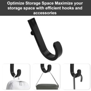 Set Of 16 Storage Hooks For Suncast, 5 Black J-Shaped Tool Hooks Organizer With Long Wrench Short Screw Compatible With Suncast/Craftsman Storage Accessories – Nice N Cheap Variety Store Set Of 16 Storage Hooks For Suncast, 5 Black J-Shaped Tool Hooks Organizer With Long Wrench Short Screw Compatible With Suncast/Craftsman Storage Accessories - Image 3
