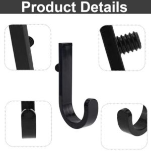 Set Of 16 Storage Hooks For Suncast, 5 Black J-Shaped Tool Hooks Organizer With Long Wrench Short Screw Compatible With Suncast/Craftsman Storage Accessories – Nice N Cheap Variety Store Set Of 16 Storage Hooks For Suncast, 5 Black J-Shaped Tool Hooks Organizer With Long Wrench Short Screw Compatible With Suncast/Craftsman Storage Accessories - Image 7