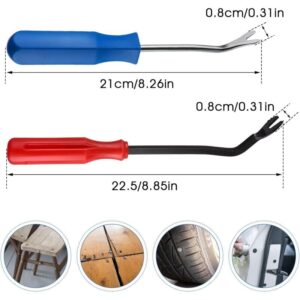 Furniture Staple Removal Tool, Staple Remover Heavy Duty Remover Nail Puller Removal Tool Furniture Nail Remover (2 Pcs) - Image 2