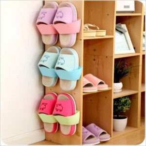 4 pcs Self-Adhesive Shoe Holders, MultiColor