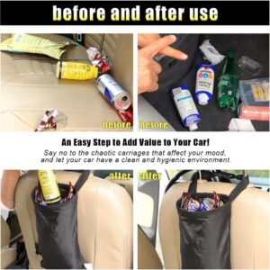 2Pcs Car Trash Bag, Auto Portable Trash Can Universal Hanging Car Garbage Bag, Waterproof Garbage Can With Elastic Opening, Car Organizer Auto Accessories For Car, Home, Outdoor – Nice N Cheap Variety Store 2Pcs Car Trash Bag, Auto Portable Trash Can Universal Hanging Car Garbage Bag, Waterproof Garbage Can With Elastic Opening, Car Organizer Auto Accessories For Car, Home, Outdoor - Image 6