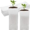 60Pcs Nursery Grow Bags, Biodegradable Non-Woven Fabric Plant Bags, Seedlings Growing Pots For Vegetable Flowers Fruits Tree Planting (12.2 3.3 Inches) Product Image Nice N Cheap Variety Store