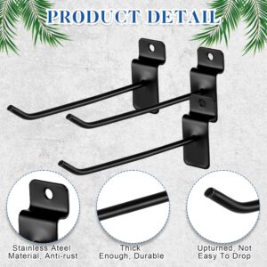 200 Pcs 6 Inches Slatwall Hooks Accessories Black Slat Wall Hanging Hangers Metal Retail Hooks Shelf Brackets Pegs For Pegboard Garage Display – Nice N Cheap Variety Store 200 Pcs 6 Inches Slatwall Hooks Accessories Black Slat Wall Hanging Hangers Metal Retail Hooks Shelf Brackets Pegs For Pegboard Garage Display - Image 3