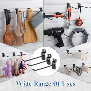 200 Pcs 6 Inches Slatwall Hooks Accessories Black Slat Wall Hanging Hangers Metal Retail Hooks Shelf Brackets Pegs For Pegboard Garage Display – Nice N Cheap Variety Store 200 Pcs 6 Inches Slatwall Hooks Accessories Black Slat Wall Hanging Hangers Metal Retail Hooks Shelf Brackets Pegs For Pegboard Garage Display - Image 5