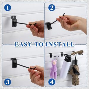 200 Pcs 6 Inches Slatwall Hooks Accessories Black Slat Wall Hanging Hangers Metal Retail Hooks Shelf Brackets Pegs For Pegboard Garage Display – Nice N Cheap Variety Store 200 Pcs 6 Inches Slatwall Hooks Accessories Black Slat Wall Hanging Hangers Metal Retail Hooks Shelf Brackets Pegs For Pegboard Garage Display - Image 6