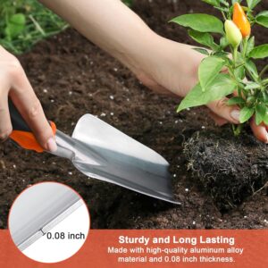 Garden Tools Set, 3 Pack Heavy Duty Gardening Tools Set Include Garden Shovel + Garden Shovel Trowel Garden Tool With Measurement Mark, Heavy Duty Gardening Shovel Hand Tools - Image 4